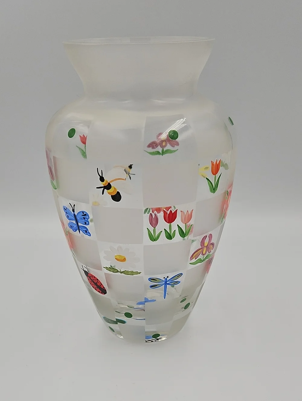 Vintage Handpainted Vase